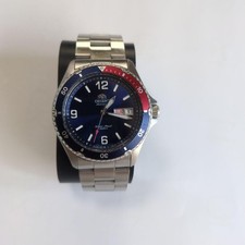 Orient Diver Automatic Blue Dial Men's Watch RA-AA0812L19B Used Japan