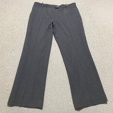 Calvin Klein Womens sz 10 Dress Pants Gray Straight High Rise Business Office