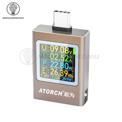 AT085C Multifunctional Type-C PD3.1 Charging Tester Voltage Current Power Meter