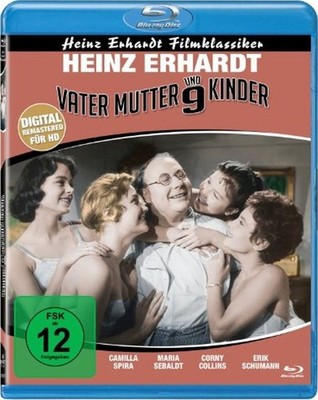Vater, Mutter und neun Kinder (Heinz Erhardt Filmklassiker (Blu-ray) (UK IMPORT)