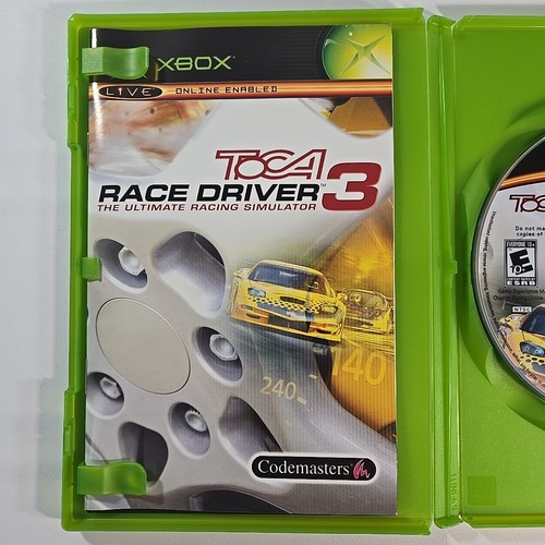ToCA Race Driver 3 (Microsoft Original Xbox, 2006) Complete Tested & Working - Picture 3 of 9