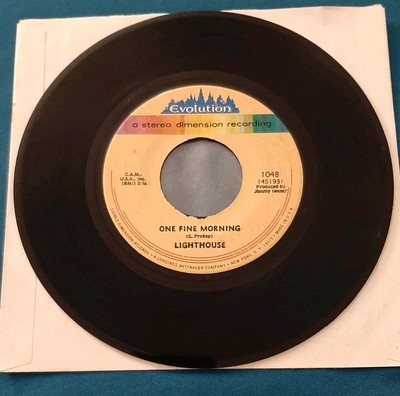 Lighthouse 45 One Fine Morning / Little Kind Words Evolution 1048 vg+
