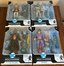 DC Multiverse The Merciless BAF Complete Wave Batman Superman Robin Who Laughs