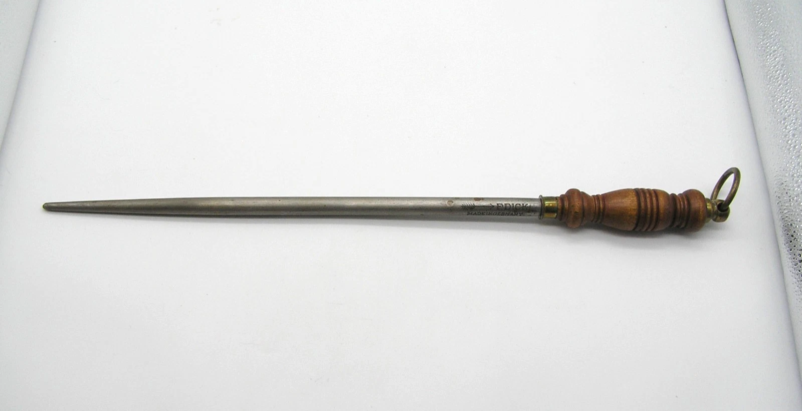 F. Dick 20” Reverse Arrow Sharpening Steel Honing Rod Germany Butcher Chef Knife