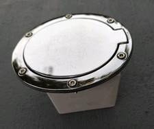 1997-1999 Mazda Miata Softop Flash Mounted Chrome Fuel Door By Amp Research Used 1997-1999 Mazda Miata Softop Flash Mounted Chrome Fuel Door By Amp Research Used