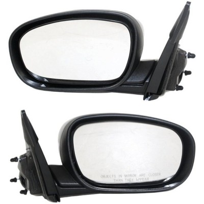 L&R Heated Paintable Manual Fold Mirror Pair NoSig for Dodge Charger Daytona R/T