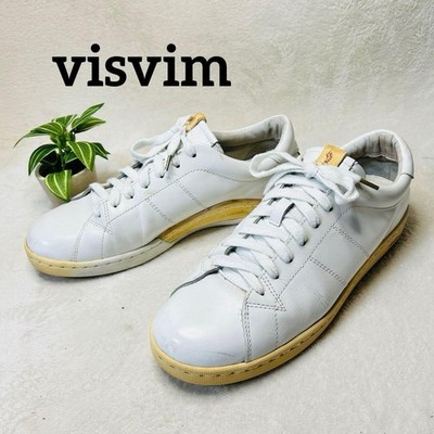 Visvim Foley-Folk White Leather Sneakers US9,5 Pre-Owned No Box