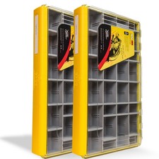 Waterproof Fishing Tackle Box with Removable Dividers and Storage Trays