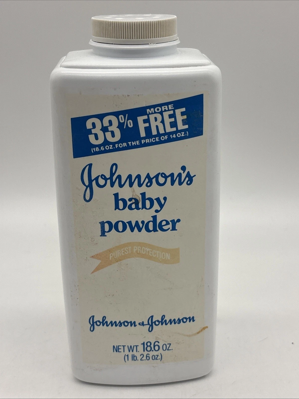 Johnson’s baby powder pierced protection w/talc 18.6 oz 1985 (1.45lb Total)
Opens in a new window or