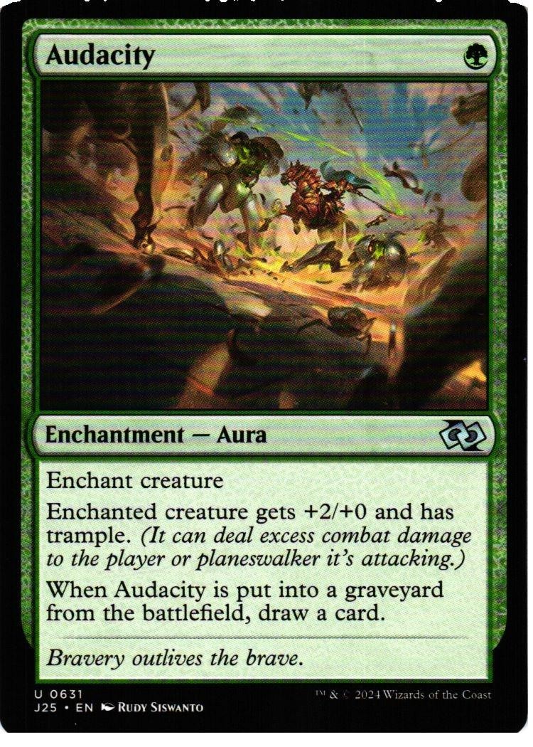Audacity 631 Uncommon Foundations Jumpstart Magic: The Gathering Near Mint
