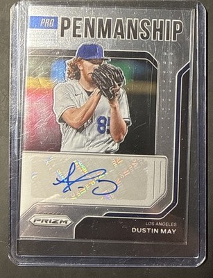 2022 Panini Prizm - Pro Penmanship Dustin May #PP-DM (AU)