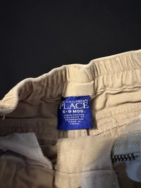 Pantalón Children's Place 6-9 Meses Caqui Foto 3 de 4