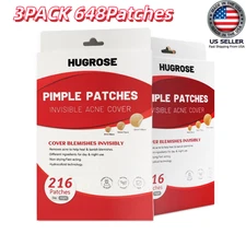 3Pack Invisible Hydrocolloid Pimple Patches All-Day Acne Care Face Recovery US