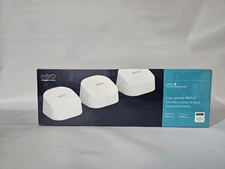 BRAND NEW EERO 6 Dual-Band Mesh Wi-Fi 6 System Covers Upto 5000Sqft (3-pack)