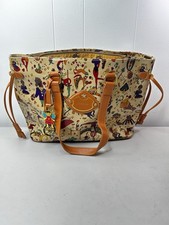 Borsa a tracolla Piero Guidi Magic Circus marrone chiaro 11” x 15”