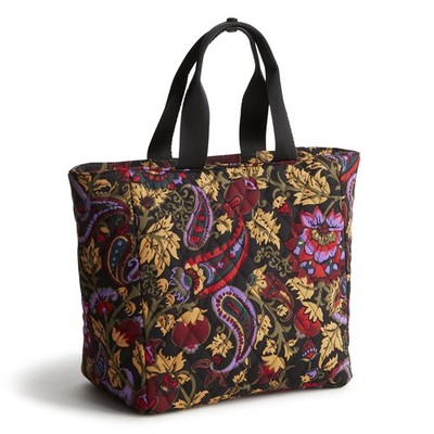 Women s Lunch Tote Premium Cotton Midnight Garden Paisley Vera Bradley Womens