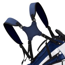 Golf Bag Strap Replacement Comfort Double Shoulder Adjustable Strap Padded Go...