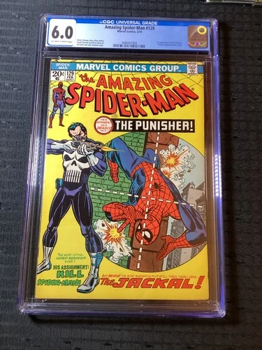 Amazing Spider-man #129 1st Punisher Severely Under graded CGC 6.0 LOOK!