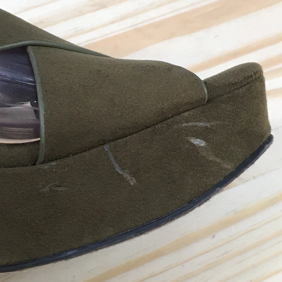 Sandalias de lavandería CL by Chinese para mujer 7 capitales verdes informales tacones de cuña Foto 3 de 4