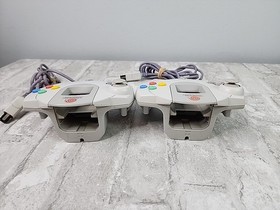 Vintage Genuine Sega Dreamcast Controller HKT-7700 Original White OEM Lot of 2