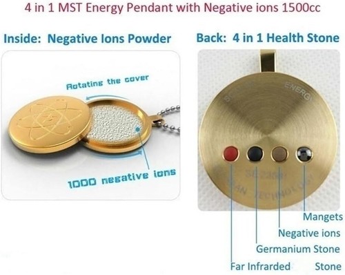 Tourmaline Hematite Emf Necklace And Bracelet - Foto 4 di 6