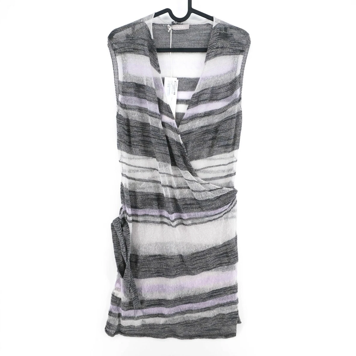 Sleeveless cheap wrap sweater
