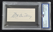 BILL TERRY Cut Signature-HALL OF FAME-NEW YORK GIANTS-PSA