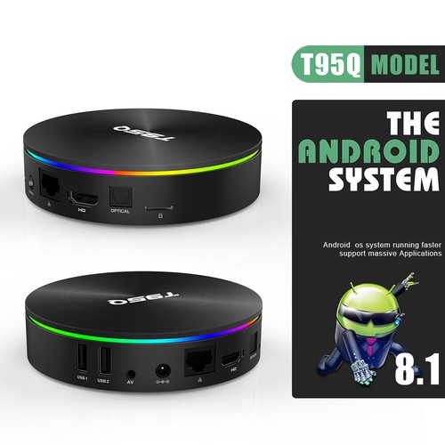 T95Q Amlogic S905X2 Quad Core Android 8.1 Smart TV BOX 4G 32G/64G Media Player - Picture 5 of 13