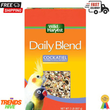 Daily Blend Wild Harvest Nutrition Diet, 2 Pounds Bird Food Small Hookbills 2 pk