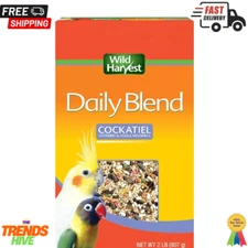 Daily Blend Wild Harvest Nutrition Diet, 2 Pounds Bird Food Small Hookbills 2 pk