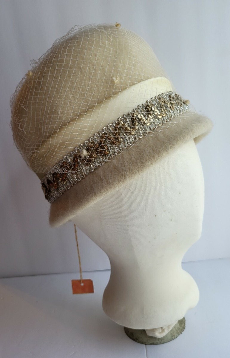 NWT Ivory felt cloche hat il_fullxfull.3513139049_axm0.jpg main image 4