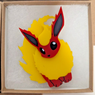 Daisy Jean Designs Pokémon Flareon Brooch