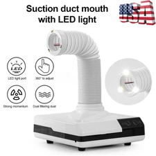 US Dental Lab Dust Collector Extractor Vacuum Cleaner LED Dust Suction Equipment