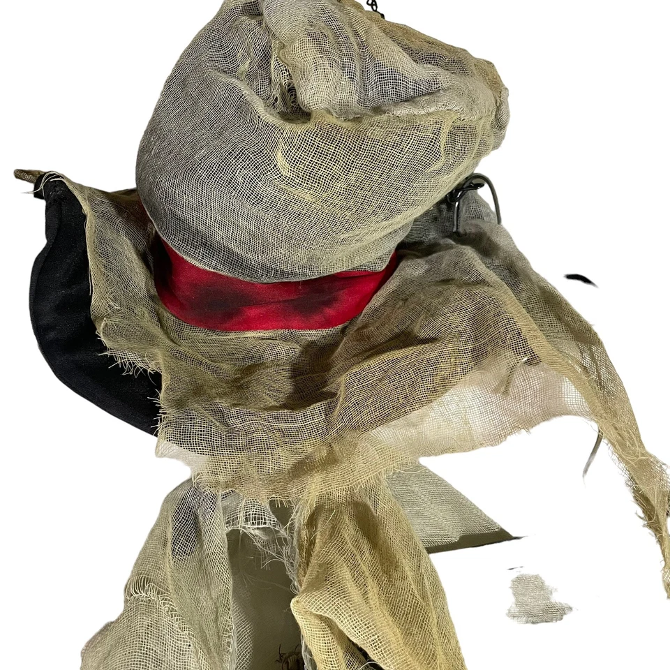 Disfraz de Zombi Niño Talla Grande 12-14 Pantalones Gasa Cortina y Sombrero de copa Huesos Expuestos Foto 2 de 4