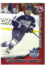 2013-14 AHL Top Prospects #44 Spencer Abbott 