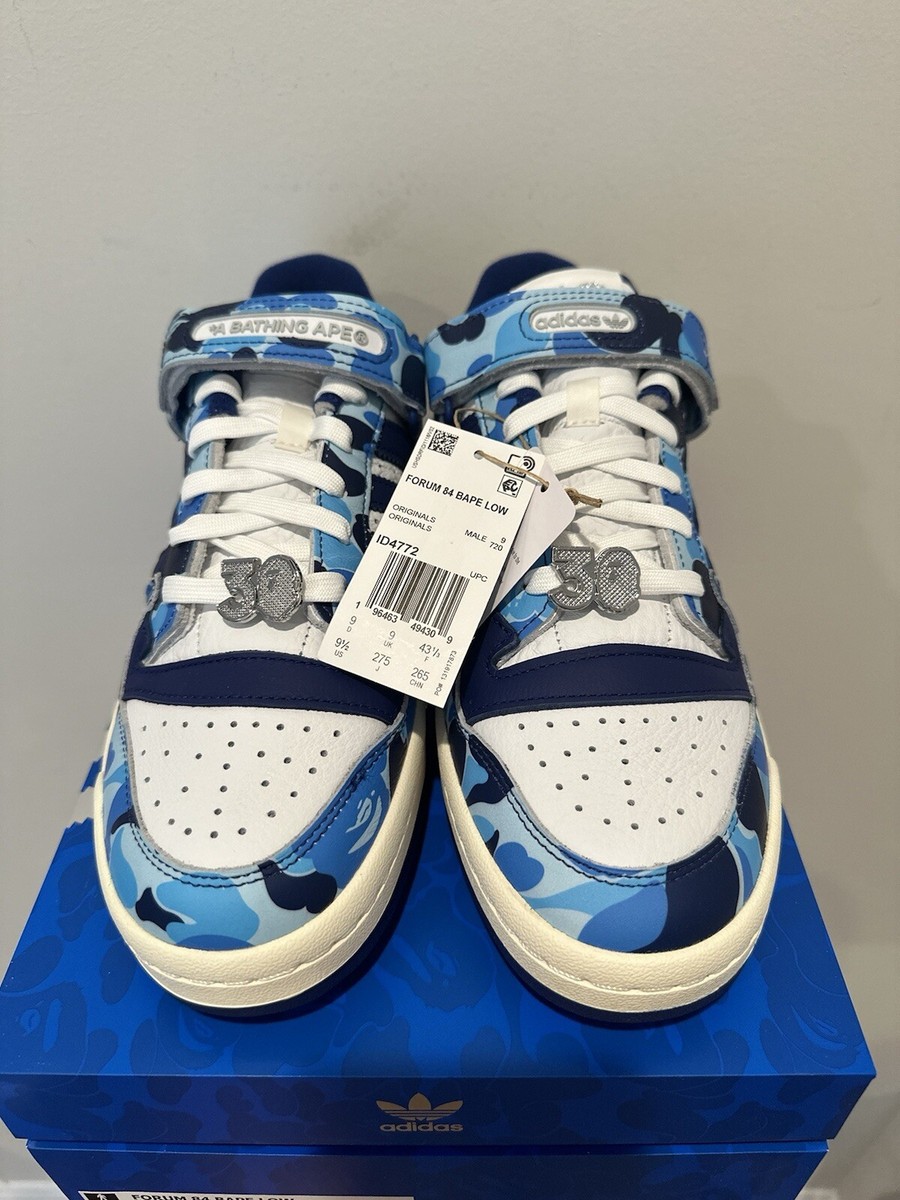 Adidas Forum 84 Low x A Bathing Ape BAPE 30th Anniversary