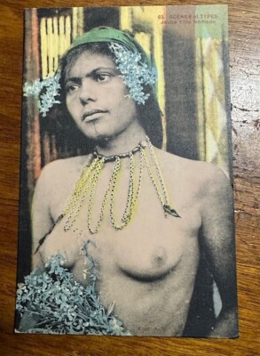 c1930 Femmes Arabes Postcard Topless Women #65 Scenes ET Types (marco) French