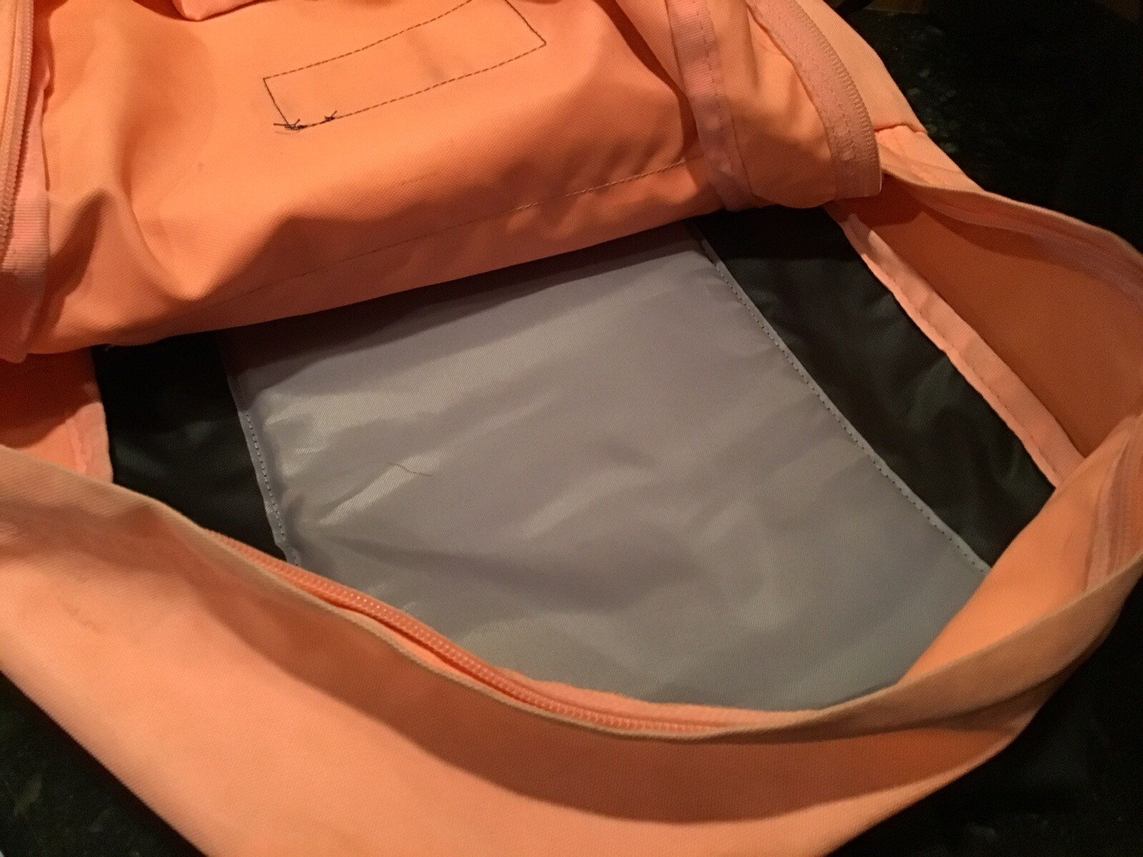 JanSport Cross Town Backpack PEACH NEON