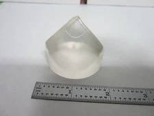 OPTICAL GLASS PRE-FORM ROUGH PRISM LASER OPTICS AS IS BIN#R3-44