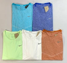 Men's Nike Dri-Fit Running CZ9184 Move To Zero Short Sleeve Reflective Run Shirt