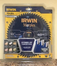 Irwin 1807369 Marples Woodworking Series 10” 60T Circular Saw Blade