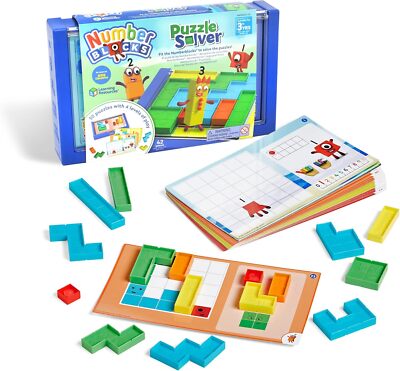 Learning Resources Zahlenblöcke Puzzle-Löser, Spielzeug für 3-jährige Jungen und Mädchen