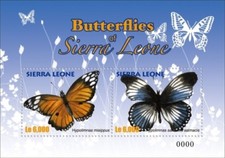 Sierra Leone 2010 - Butterflies - Souvenir Stamp Sheet - Scott 3031 - Mnh
