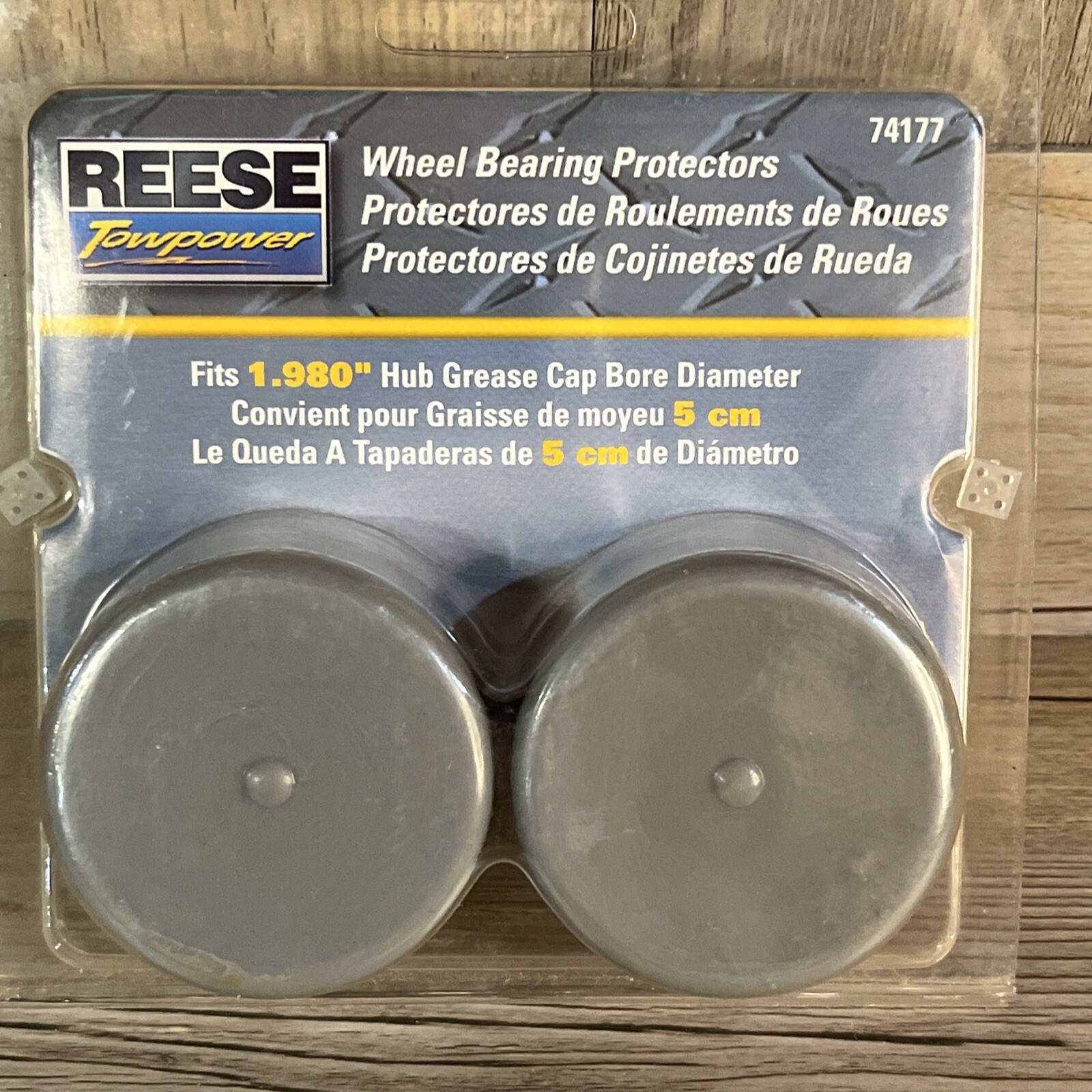 Reese Towpower Wheel Bearing Protectors Fits 1.980" Hub Grease Cap Bore