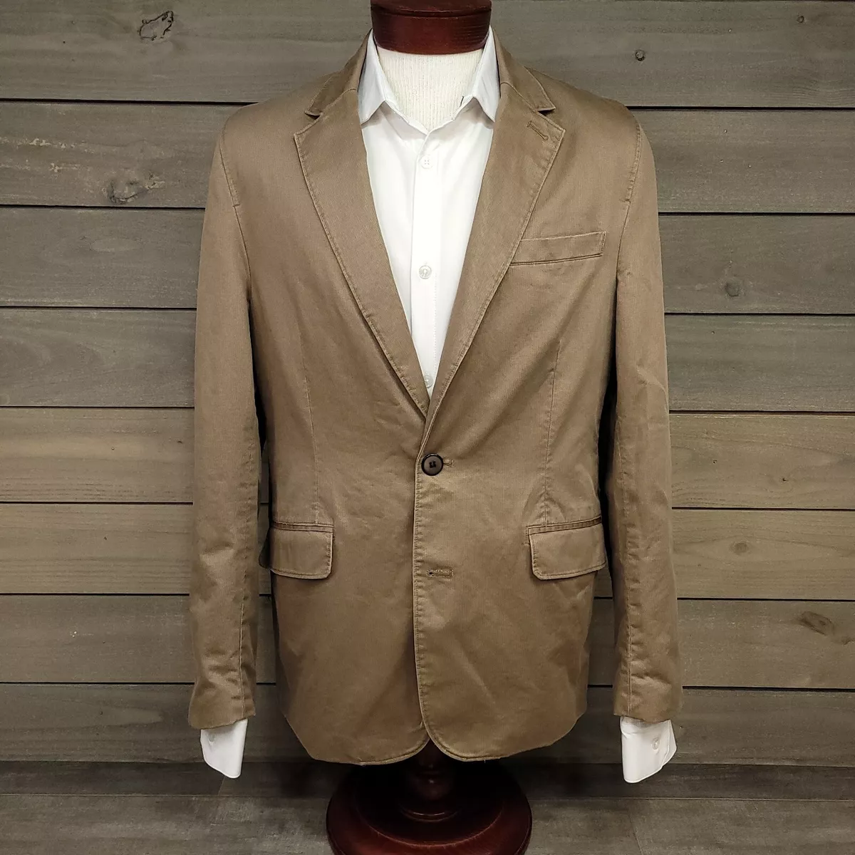 Men's Two Button Suit - Camel ~ Khaki