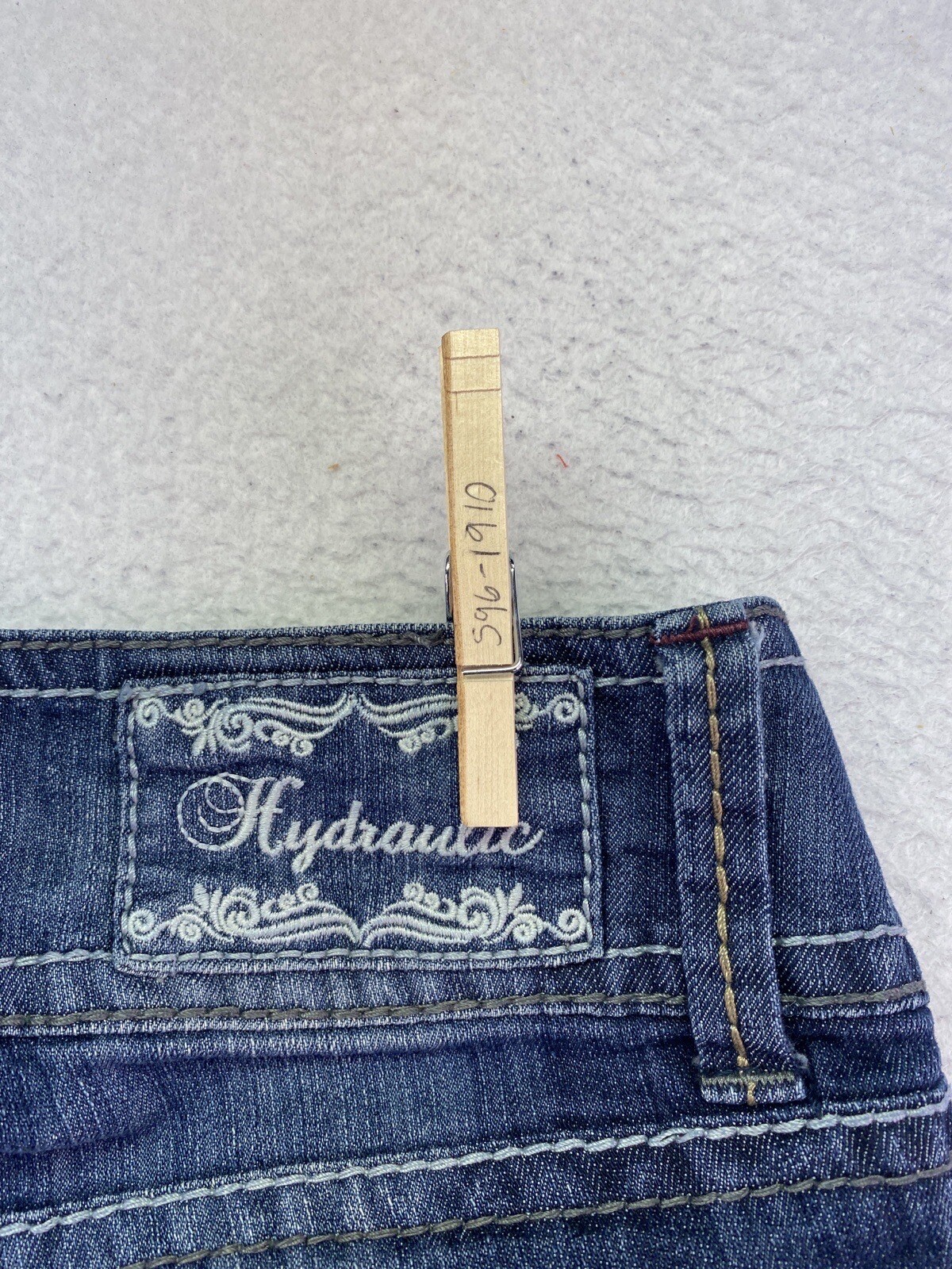 Hydraulic Womens Size 5/6 Dark Wash Low Rise Metro Super Flare Denim Jeans