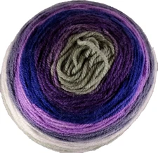 Lion Brand Yarn Mandala Baby Magic Moon Knitting Crochet Craft Purple Grey White