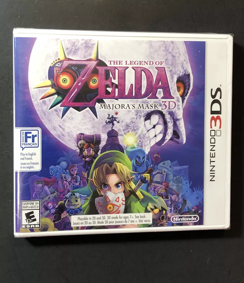 The Legend of Zelda Majora's Mask 3D Nintendo 3DS - Brand New Free