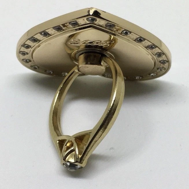 General metal finger Ring stand Holder mount Bracket for Iphone Gold - Image 2 of 3