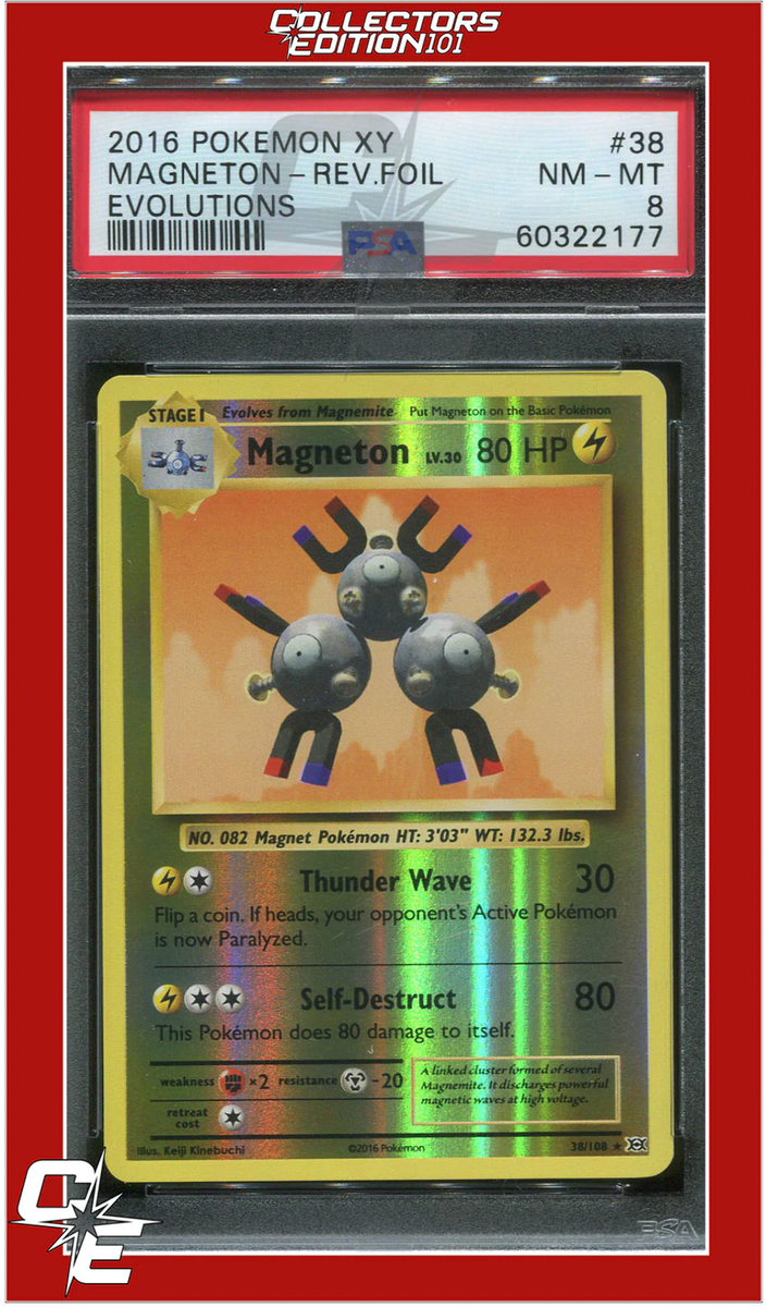 Evolutions 38 Magneton Reverse Foil PSA 8 | eBay